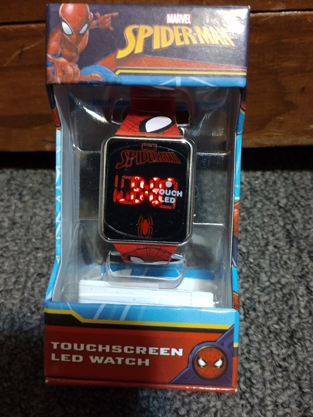 Marvel Spider-Man Red Touchscreen LED Watch